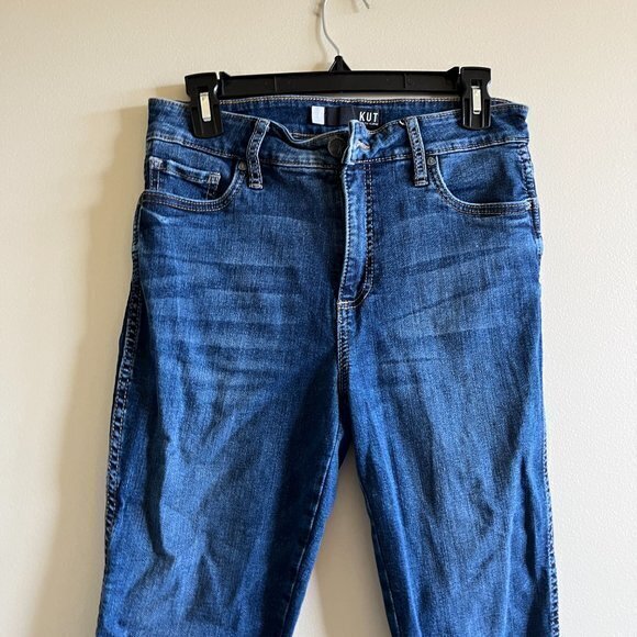 KUT FROM THE KLOTH Donna Fab Ab High Waist Ankle Skinny Jeans Blue Womens Size 6 - Picture 5 of 11